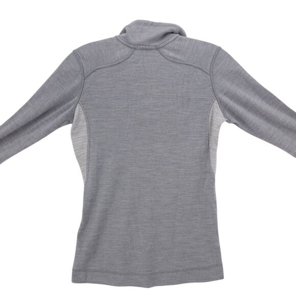 SMARTWOOL 100% Merino Wool Gay Stripe 1/4 Zip Pullover Women's SMALL - Picture 6 of 10